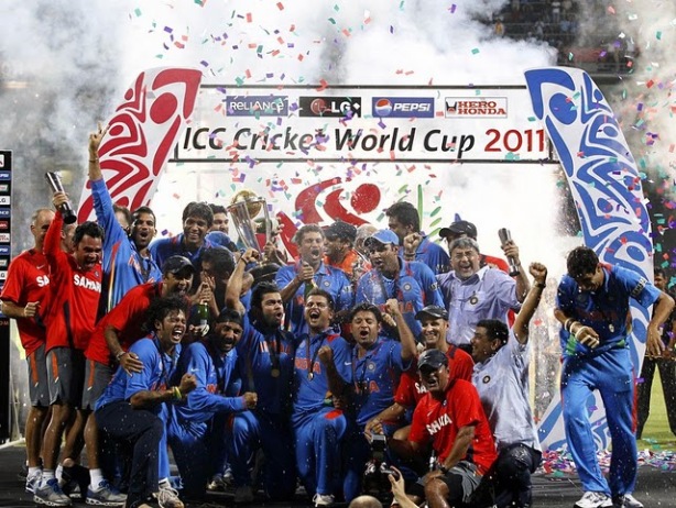 world cup 2011 champions. Team India World cup 2011